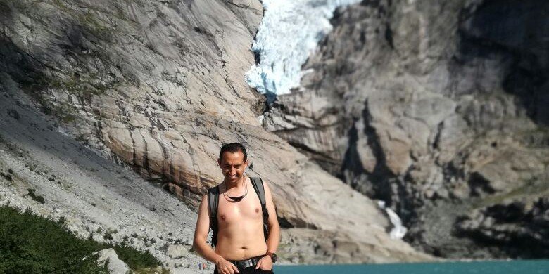 Clientes felices en la playa